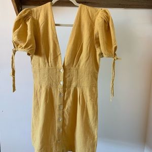 Freepeople yellow dress
